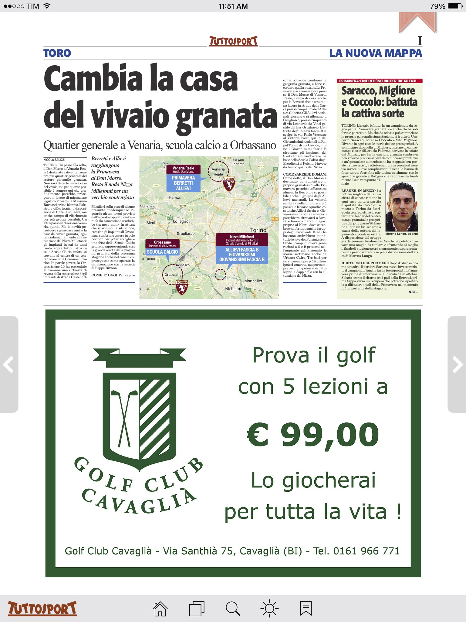 PROVA IL GOLF CON 5 LEZIONI A 99 EURO