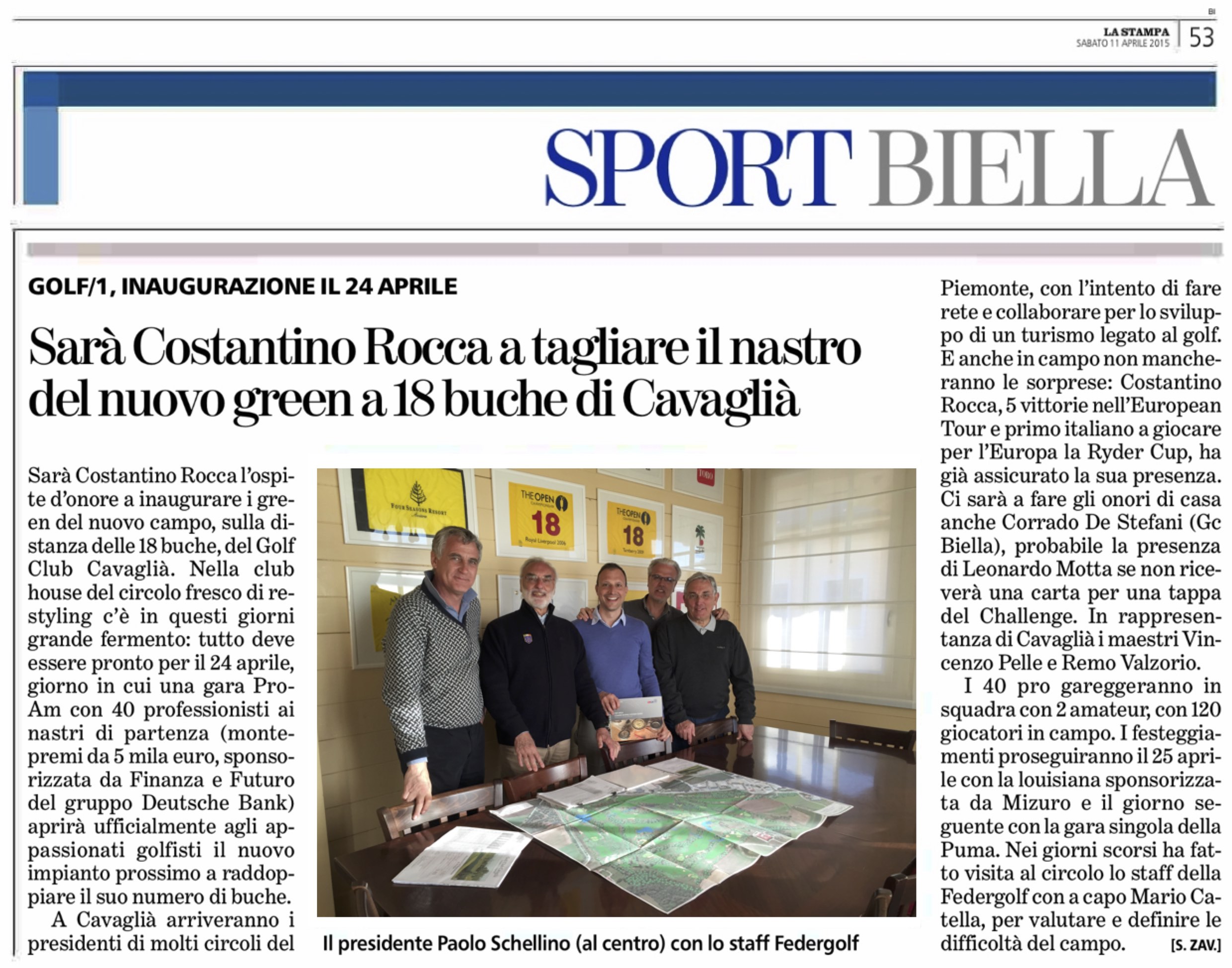 La Stampa - 11 Aprile 2014