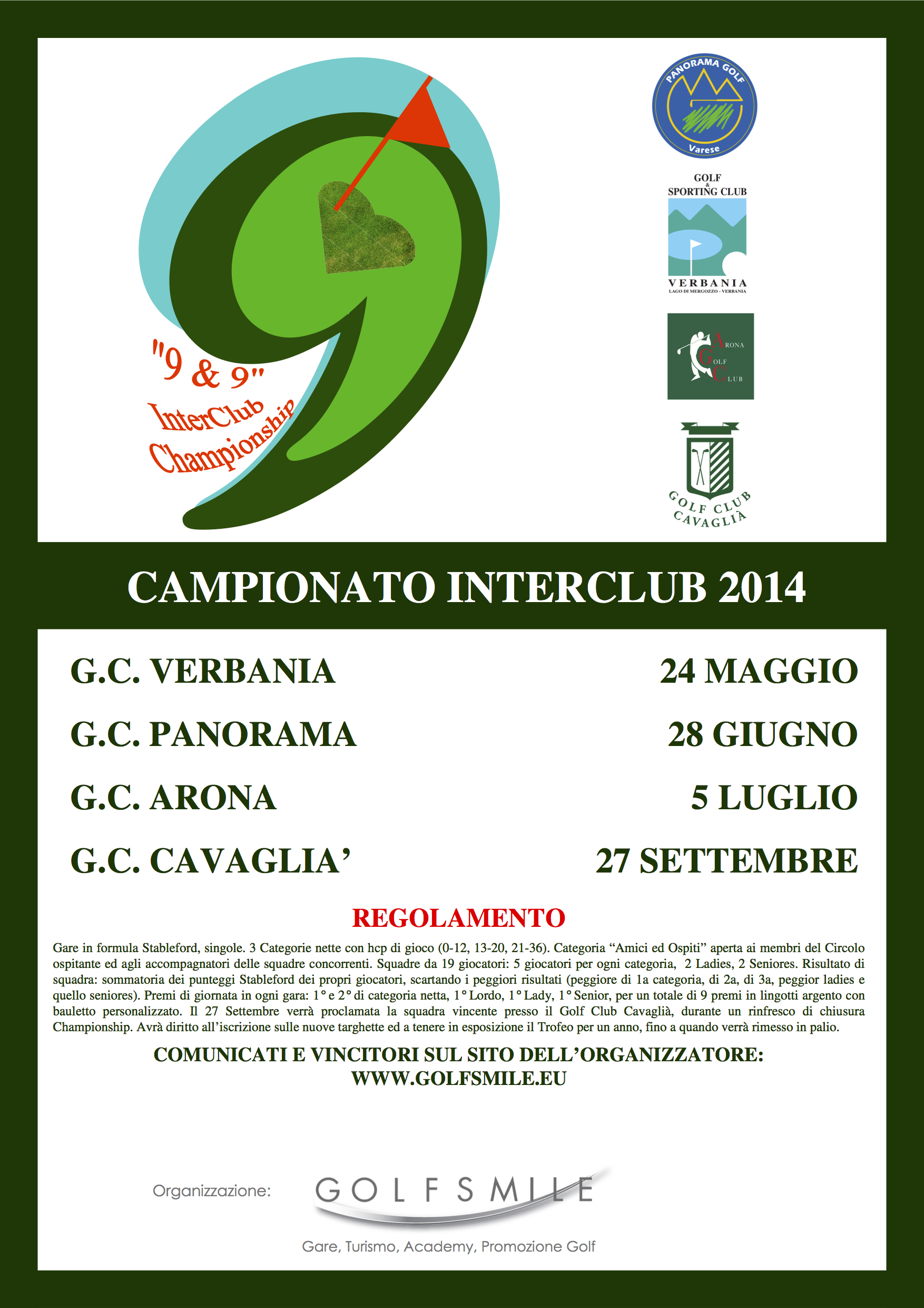 INTERCLUB CON ARONA, PANORAMA e VERBANIA