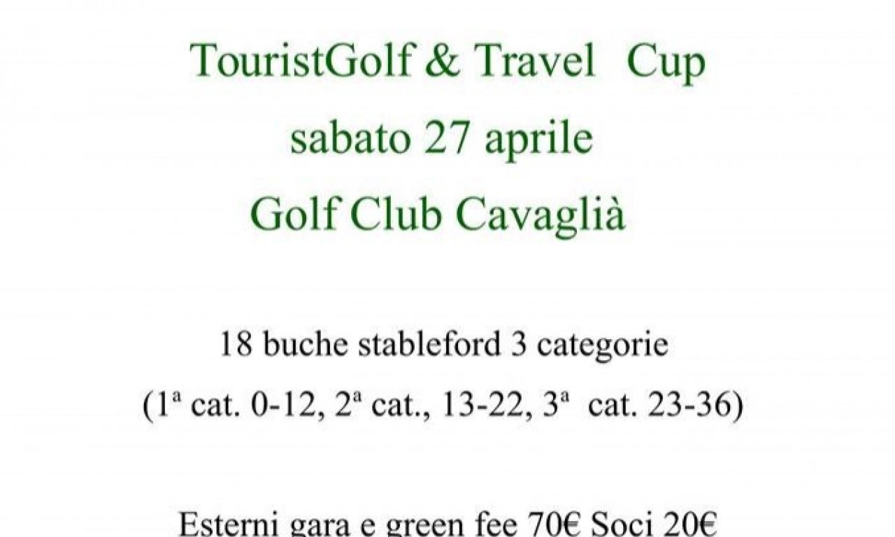 Sabato la TouristGolf & Travel Cup