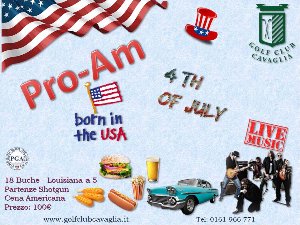 PRO-AM Born in USA - 4 Luglio