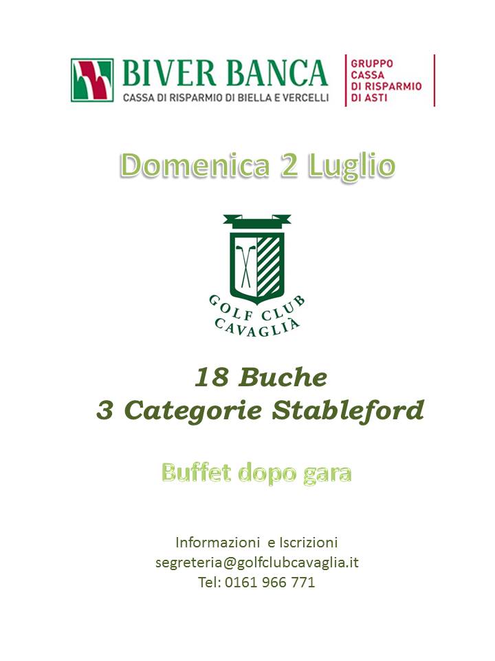 COPPA BIVERBANCA - Domenica 2 Luglio