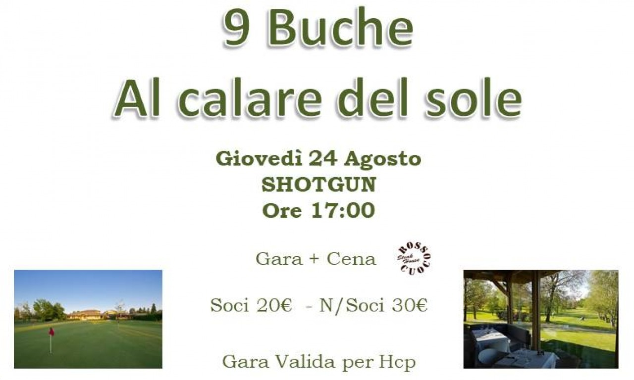 AL CALARE DEL SOLE - Giovedì 24 Agosto