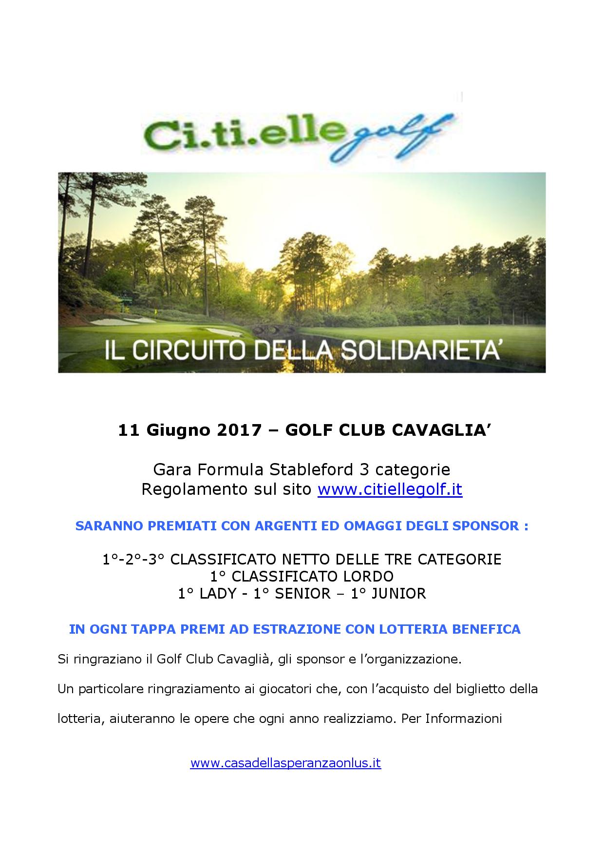 CI.TI.ELLE GOLF - Domenica 11 Giugno