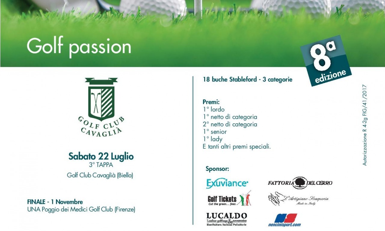 UNA GOLF CUP 2017 - Sabato 22 Luglio