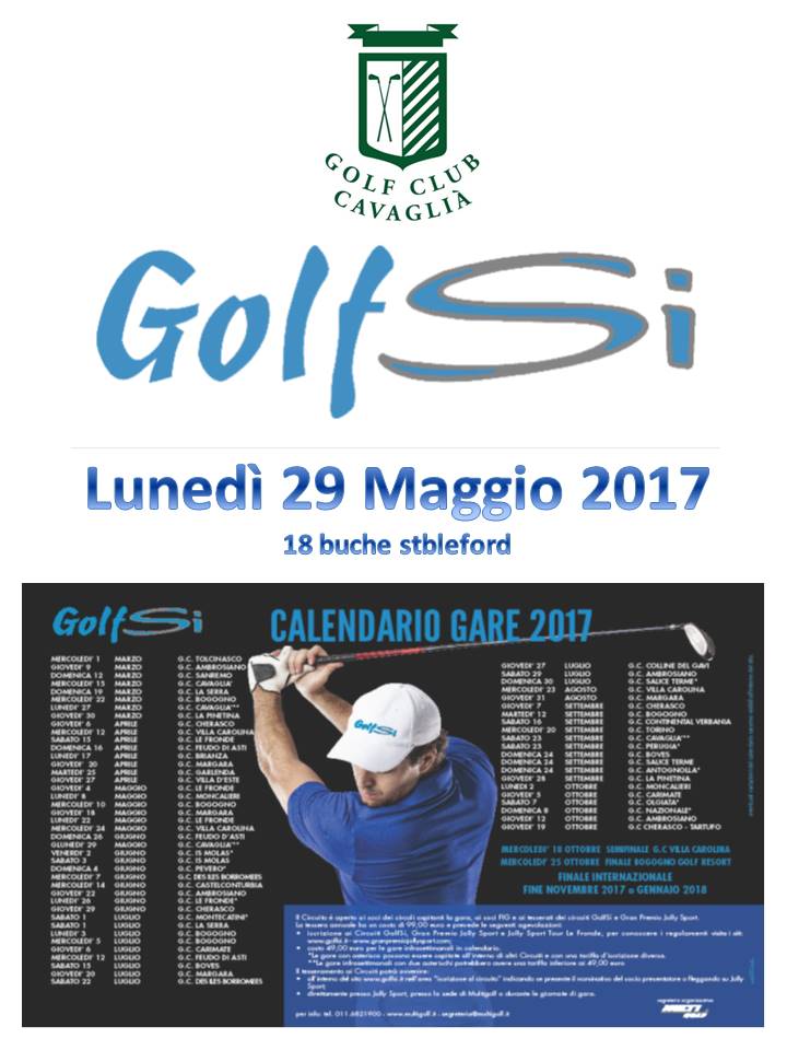 GOLF SI - Lunedì 29 Maggio