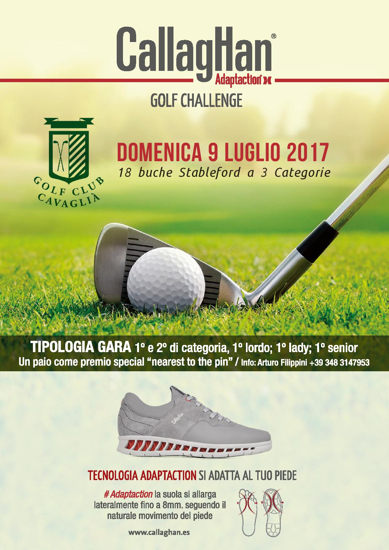 CALLAGHAN GOLF CHALLENGE - Domenica 9 Luglio