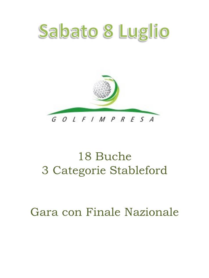 GOLFIMPRESA TOUR 2017 - Sabato 7 Luglio