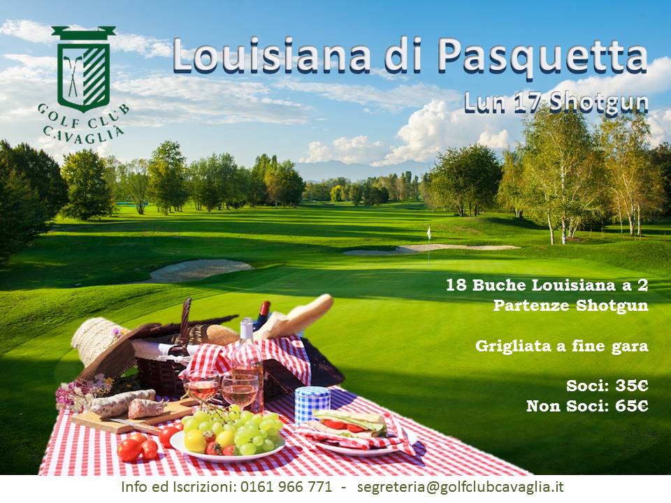 LOUISIANA DI PASQUETTA - Lunedì 17 Aprile 2017