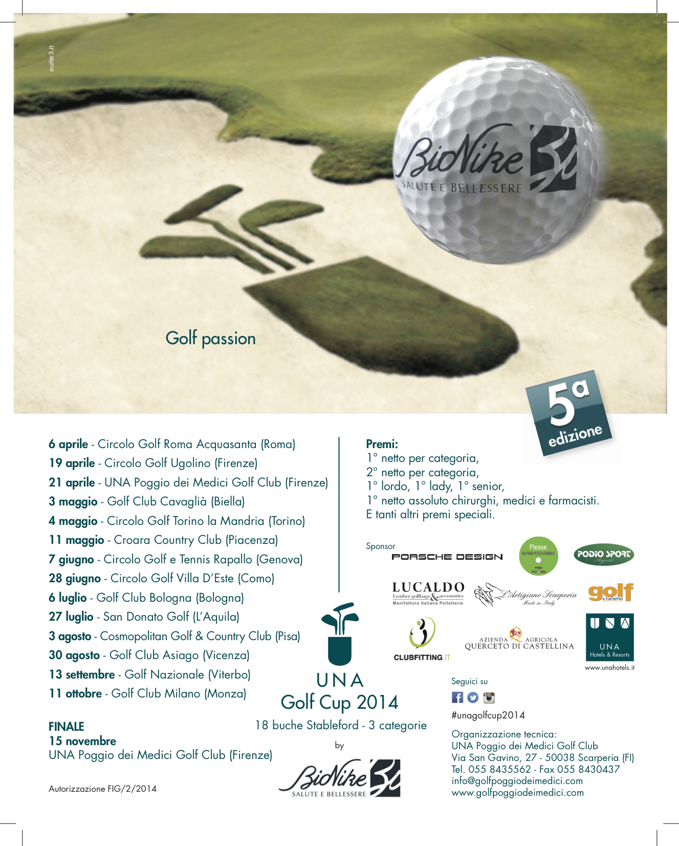 UNA GOLF CUP 2014