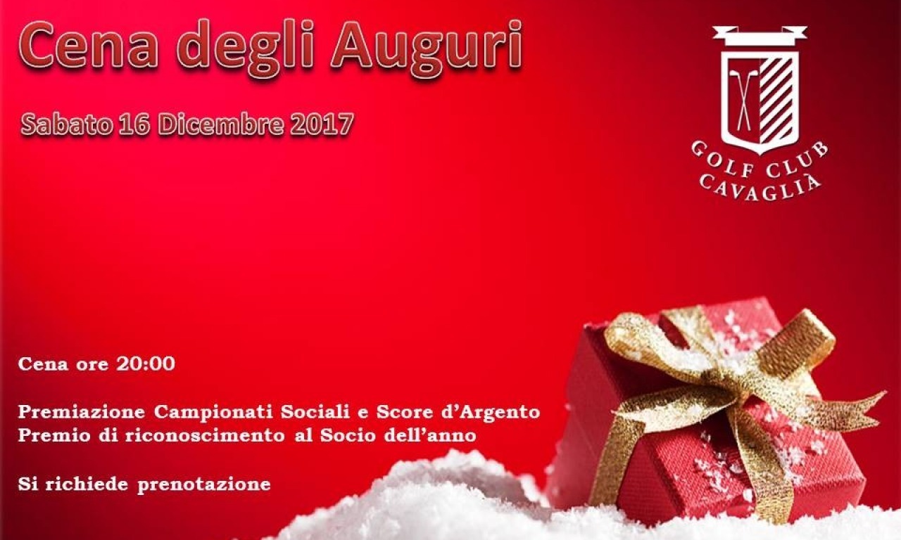 Cena degli Auguri - 16 Dicembre