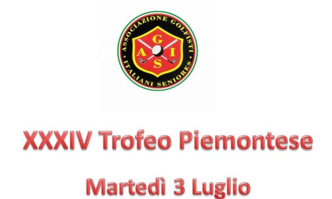 TROFEO PIEMONTESE AGIS - MARTEDI 3 LUGLIO