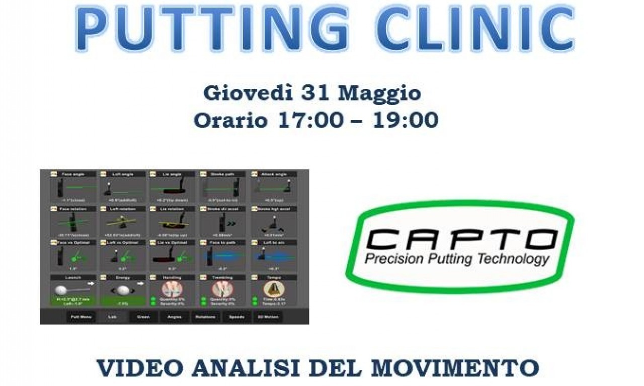 Putting Clinic - Giovedì 31 Maggio