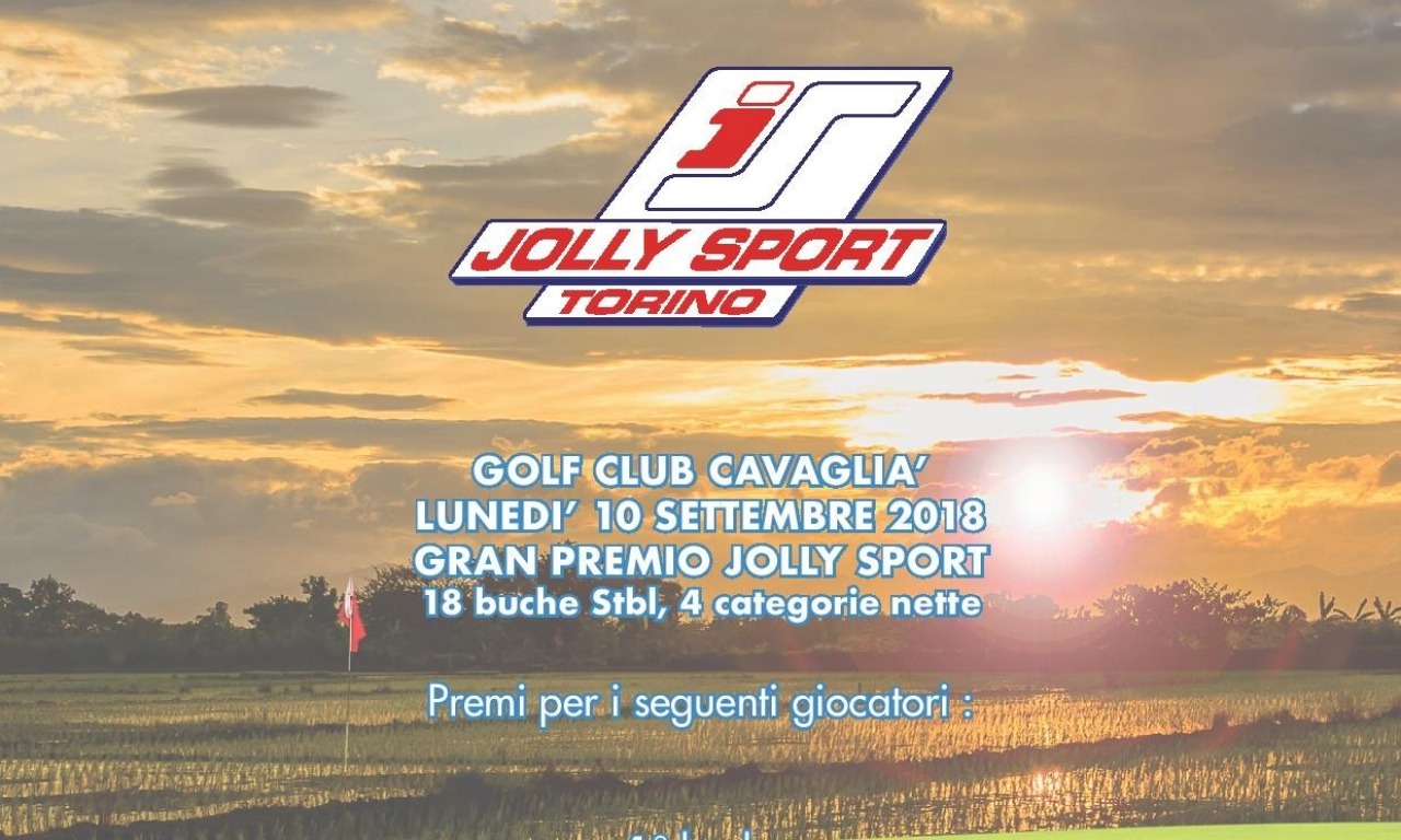 GRAN PREMIO JOLLY SPORT - LUNEDI 10 SETTEMBRE