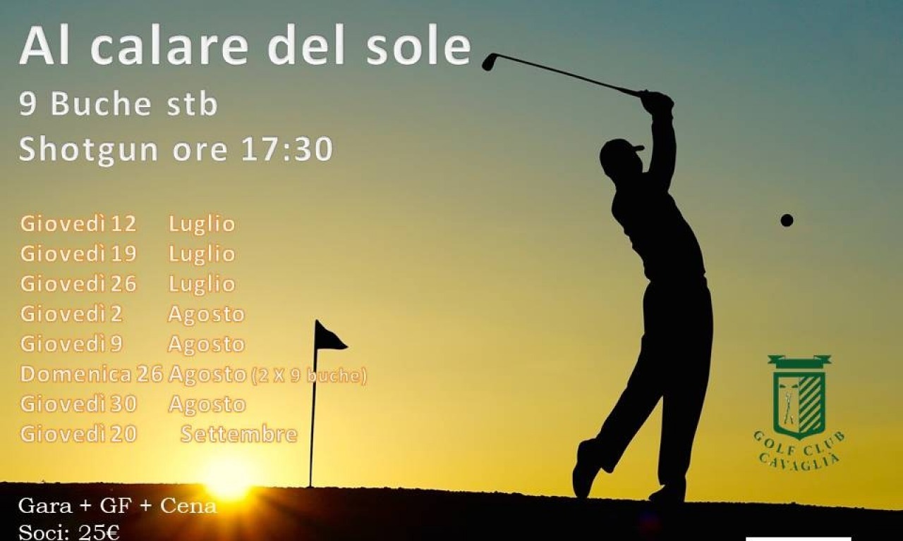 9 Buche Al Calare del Sole by GUIDA GOLF