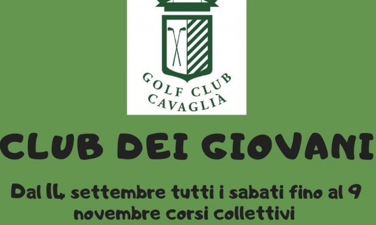 Sabato riparte il Club dei Giovani