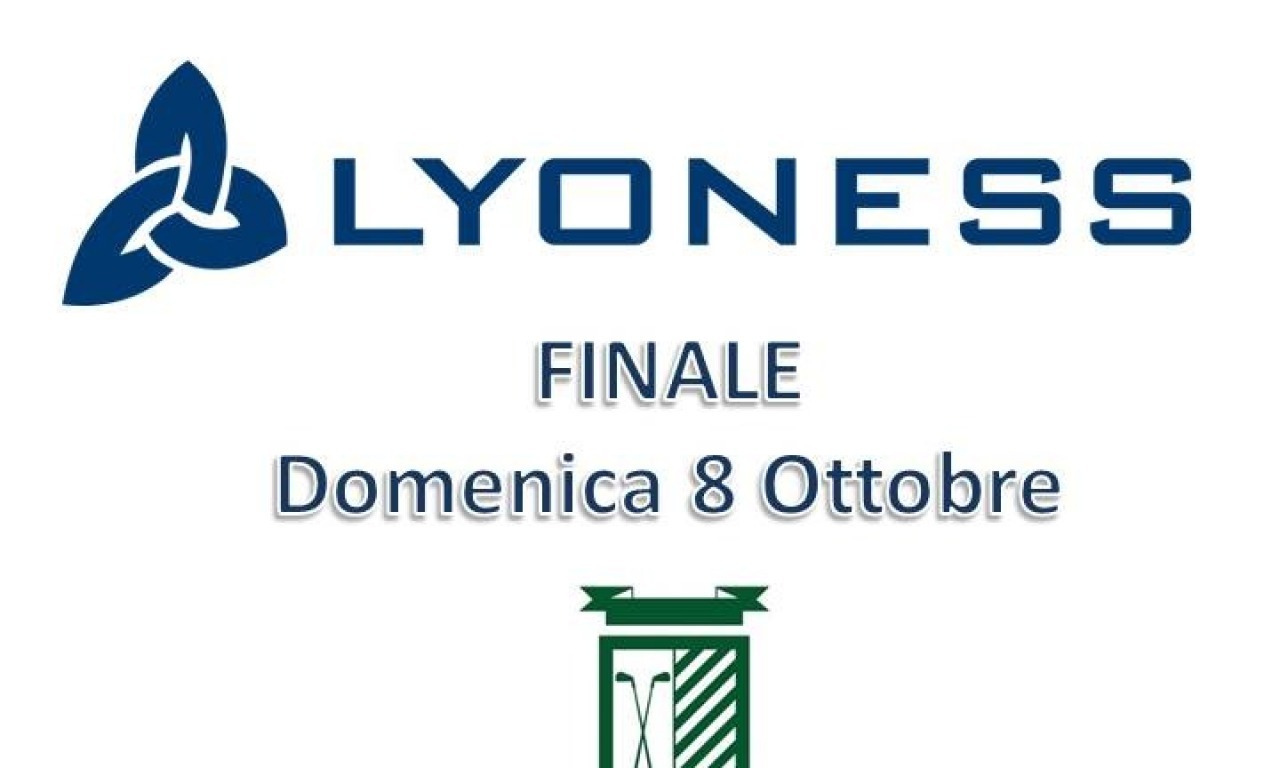 FINALE LYONESS - Domenica 8 Ottobre 2017
