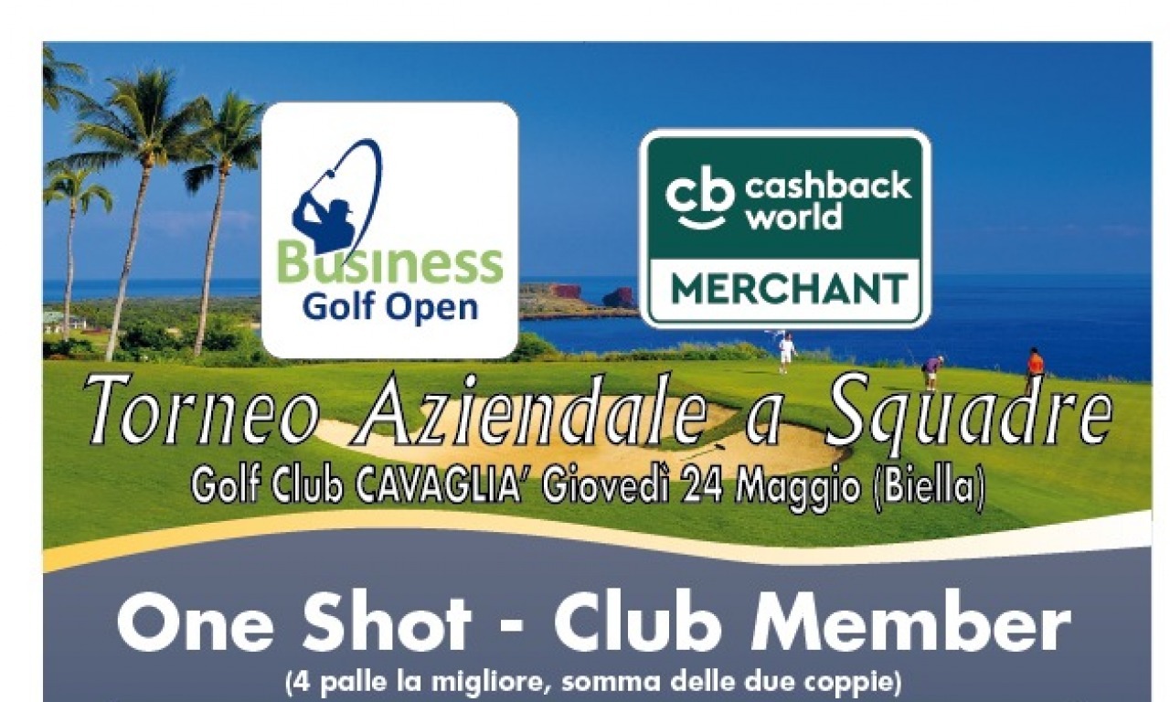 BUSINESS GOLF OPEN - GIOVEDI 24 MAGGIO