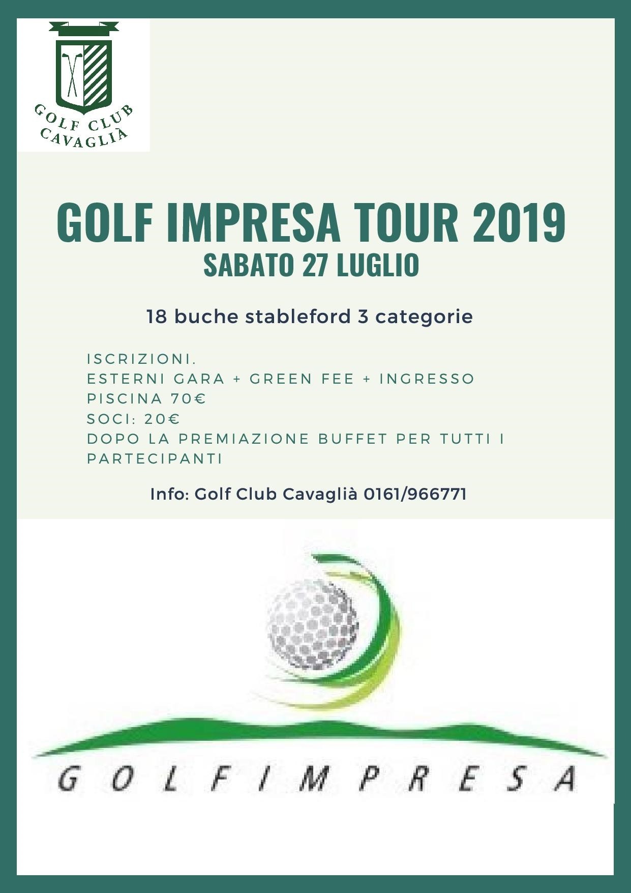 Sabato con il Golf Impresa Tour 2019