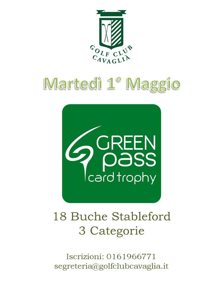 GREEN PASS TROPHY 2018 - MARTEDI 1° MAGGIO